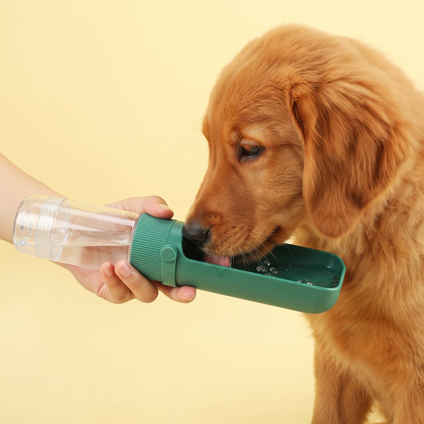 AquaZampa™ | Borraccia Portatile per Cani - Fontanella da Passeggio Anti-goccia 255ml