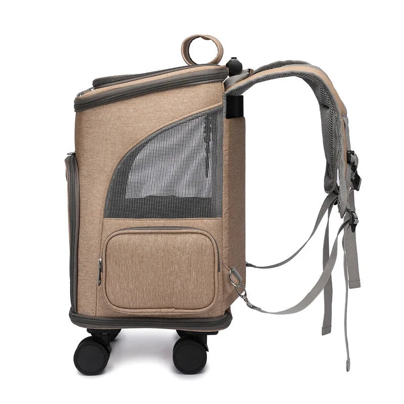 Zaino Trolley Zampamondo™ 2-in-1 per Cani e Gatti