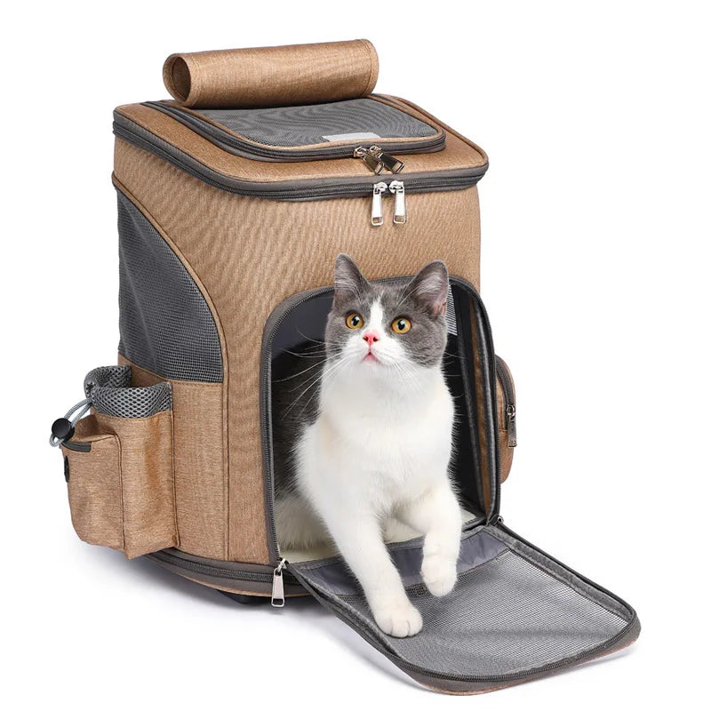 Zaino Trolley Zampamondo™ 2-in-1 per Cani e Gatti
