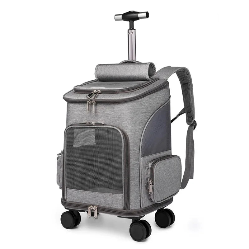 Zaino Trolley Zampamondo™ 2-in-1 per Cani e Gatti