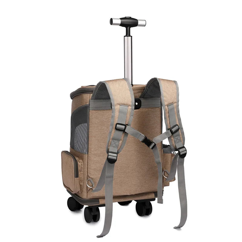 Zaino Trolley Zampamondo™ 2-in-1 per Cani e Gatti