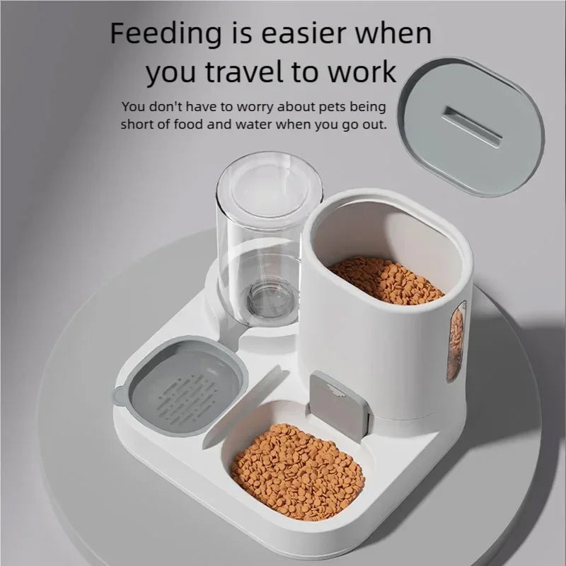Dispenser Automatico Cibo e Acqua 2-in-1 | Zampamondo
