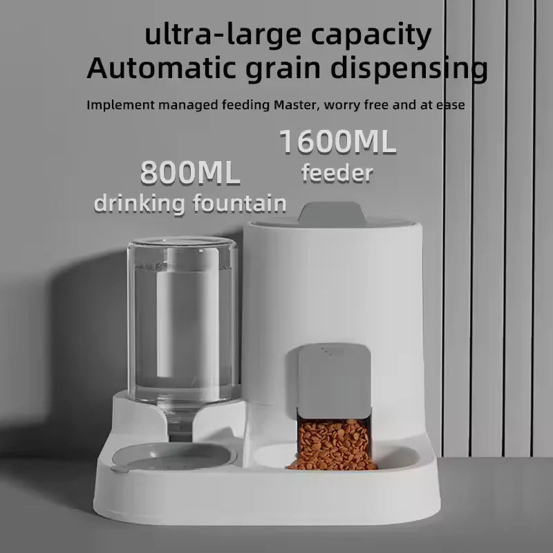 Dispenser Automatico Cibo e Acqua 2-in-1 | Zampamondo