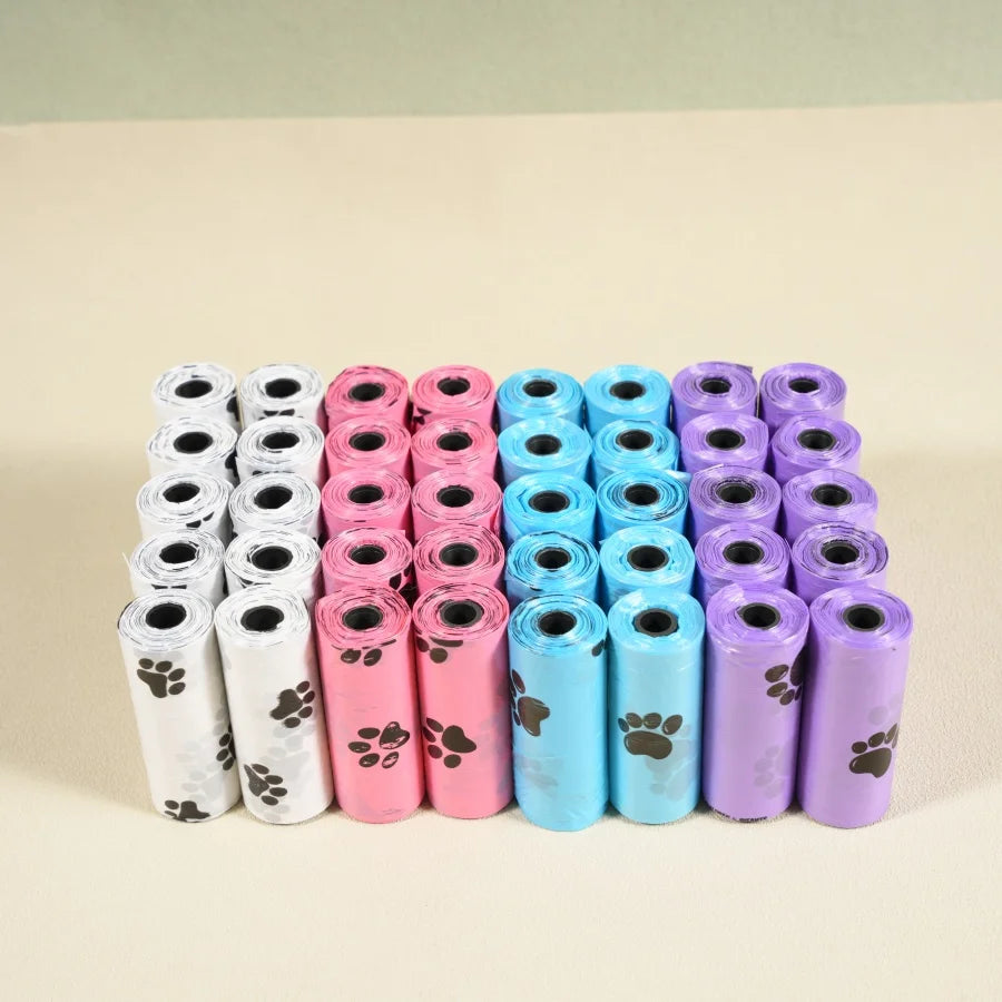 SacchettiZampa™ | Sacchetti Igienici Profumati per Cani - 10 Rotoli, Design Cucciolo
