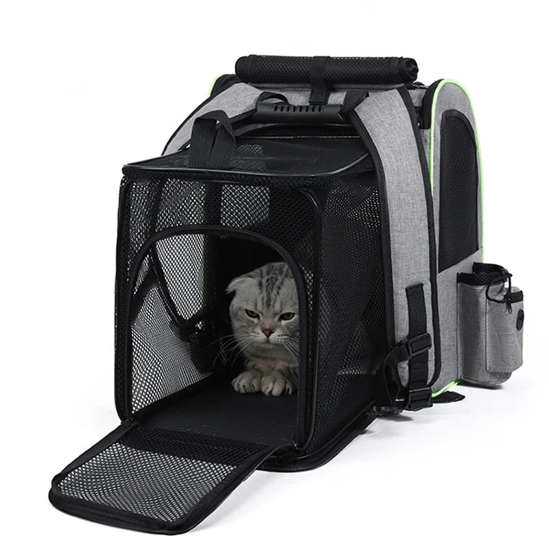 Zaino Trasportino Estendibile per Cani e Gatti con Parasole | Zampamondo