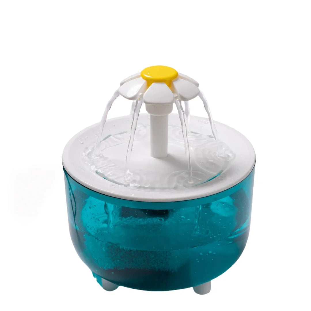 Fontanella d'Acqua Automatica per Gatti 1.2L con Filtro e Ricircolo - Zampamondo