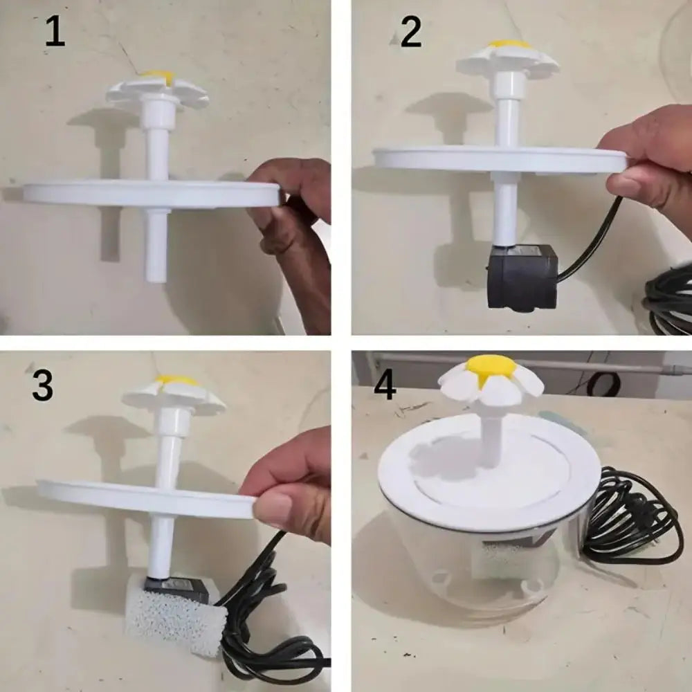 Fontanella d'Acqua Automatica in Acciaio con Filtro | Zampamondo