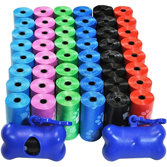 Maxi Scorta 120 Rotoli di Sacchetti Igienici per Cani con Dispenser - Zampamondo