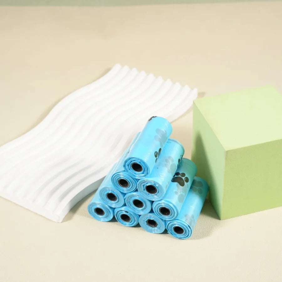 SacchettiZampa™ | Sacchetti Igienici Profumati per Cani - 10 Rotoli, Design Cucciolo