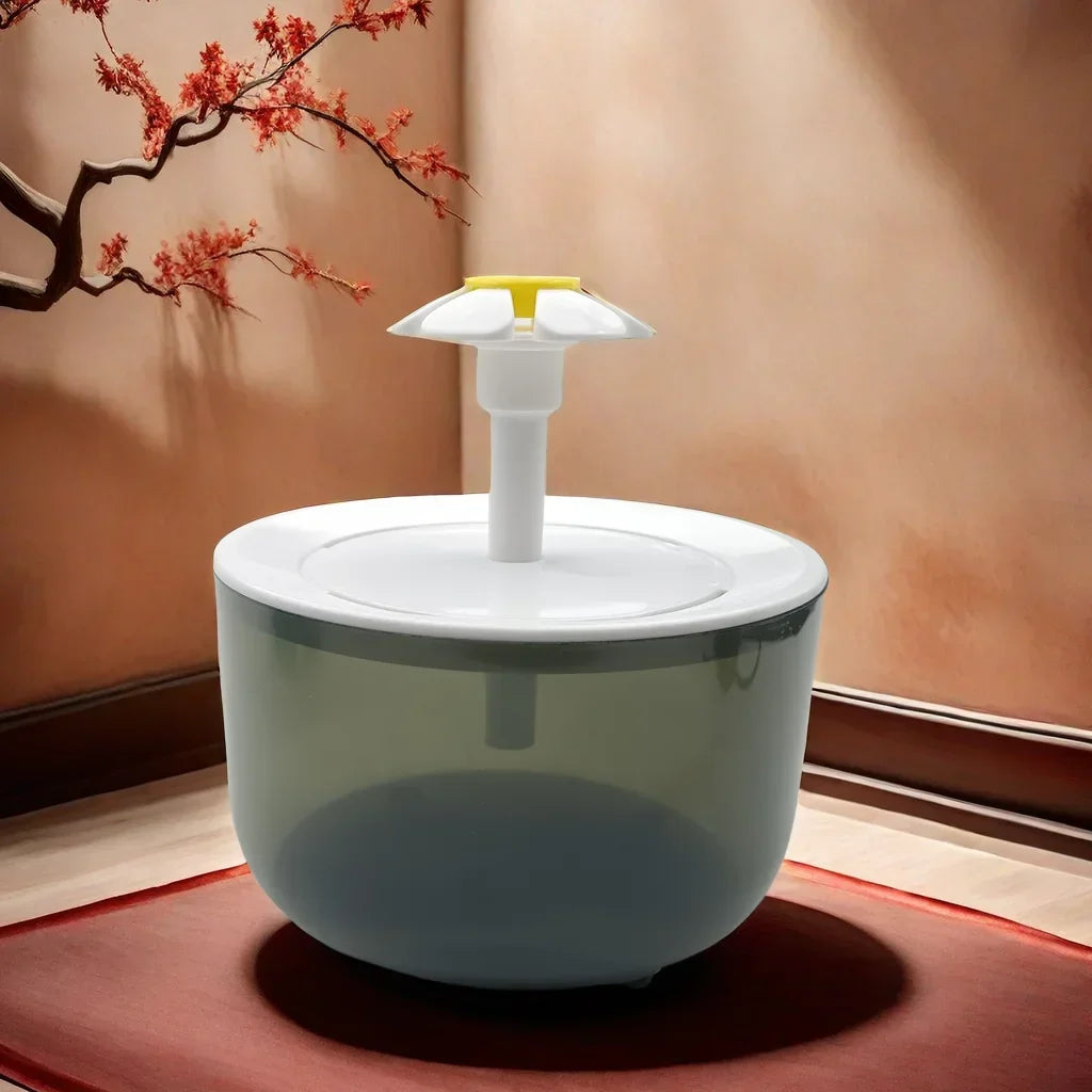 Fontanella d'Acqua Automatica per Gatti 1.2L con Filtro e Ricircolo - Zampamondo