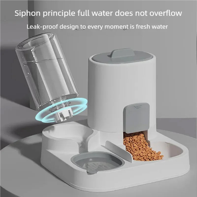 Dispenser Automatico Cibo e Acqua 2-in-1 | Zampamondo